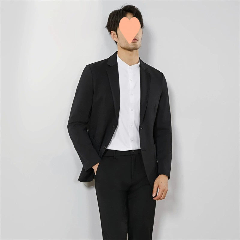 Gentleman Banquet Business Thin Casual Ice Silk Suit - 𝓢𝓱𝓸𝓹𝓵𝓮𝓬𝔂