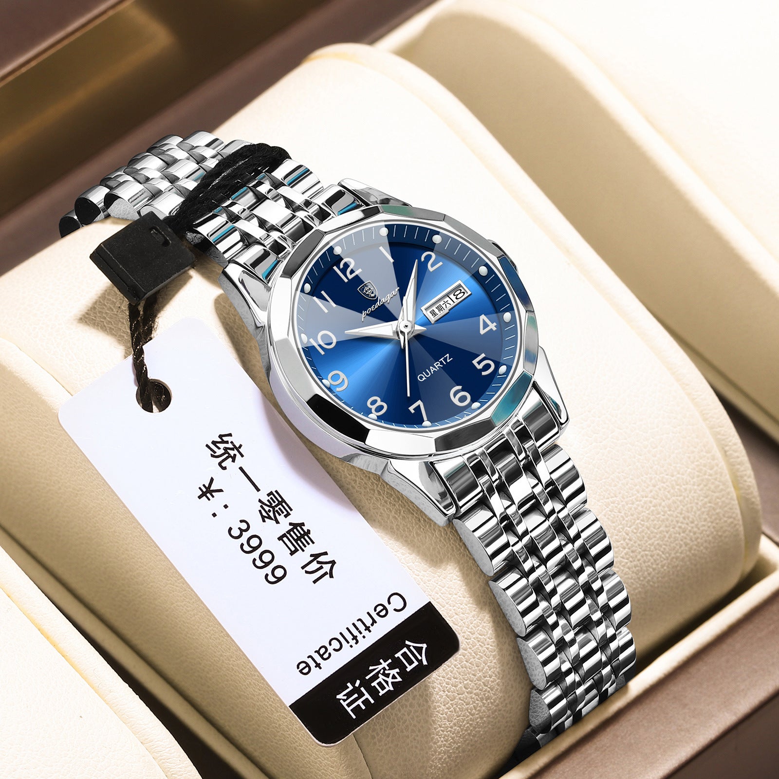 Women's Waterproof Double Calendar Watch - 𝓢𝓱𝓸𝓹𝓵𝓮𝓬𝔂