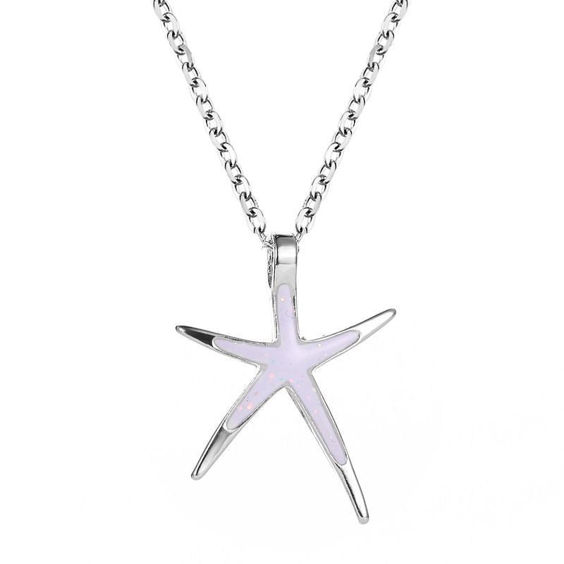 European And American New Starfish Pendant Fashion Simple Cute Starfish Women's Necklace - 𝓢𝓱𝓸𝓹𝓵𝓮𝓬𝔂