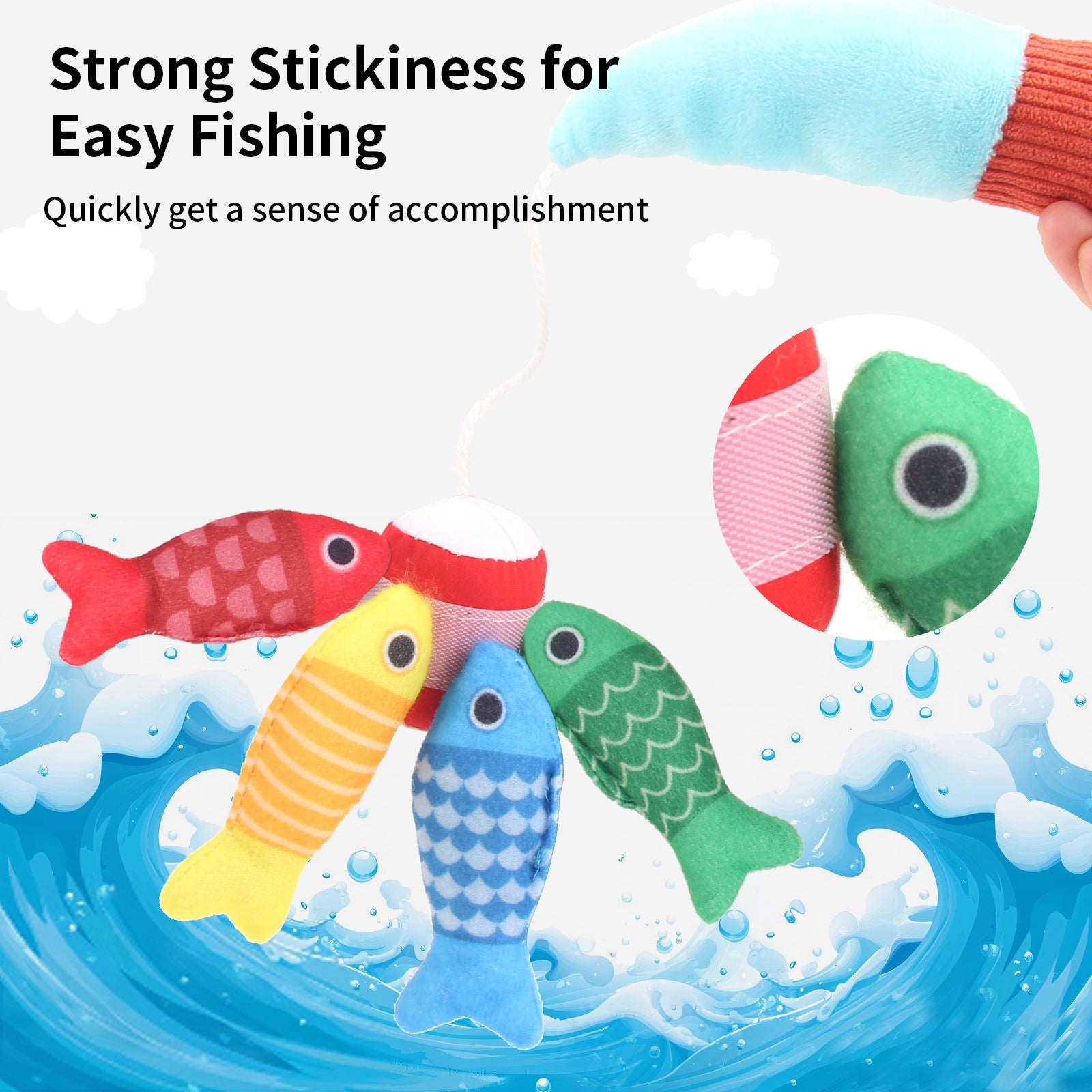 Baby Fishing Toys Three-dimensional Fabric Crawling Early Education Enlightenment - 𝓢𝓱𝓸𝓹𝓵𝓮𝓬𝔂