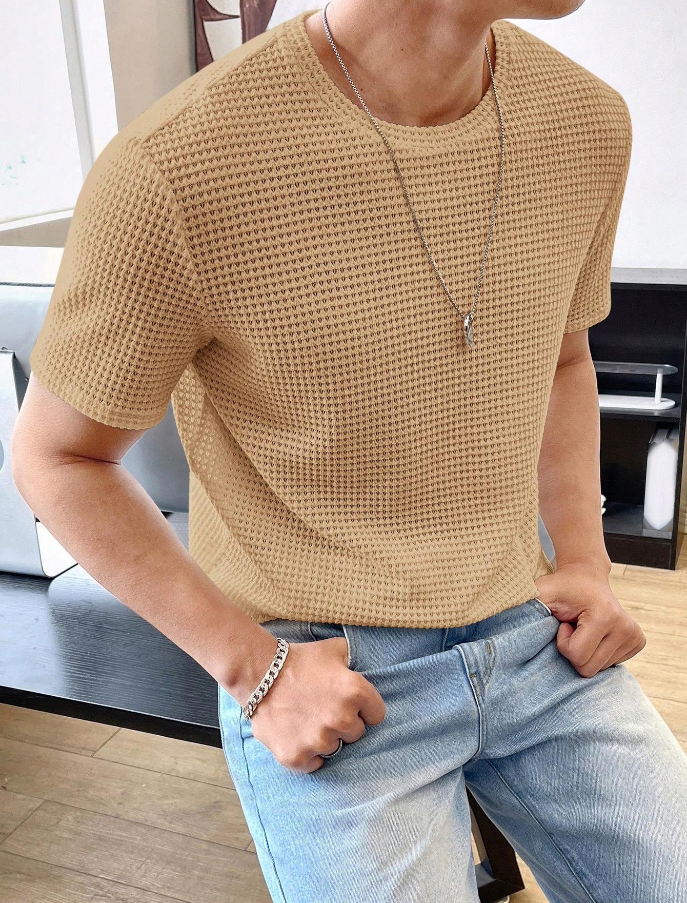 Men's Casual Loose Solid Color Short Sleeve - 𝓢𝓱𝓸𝓹𝓵𝓮𝓬𝔂