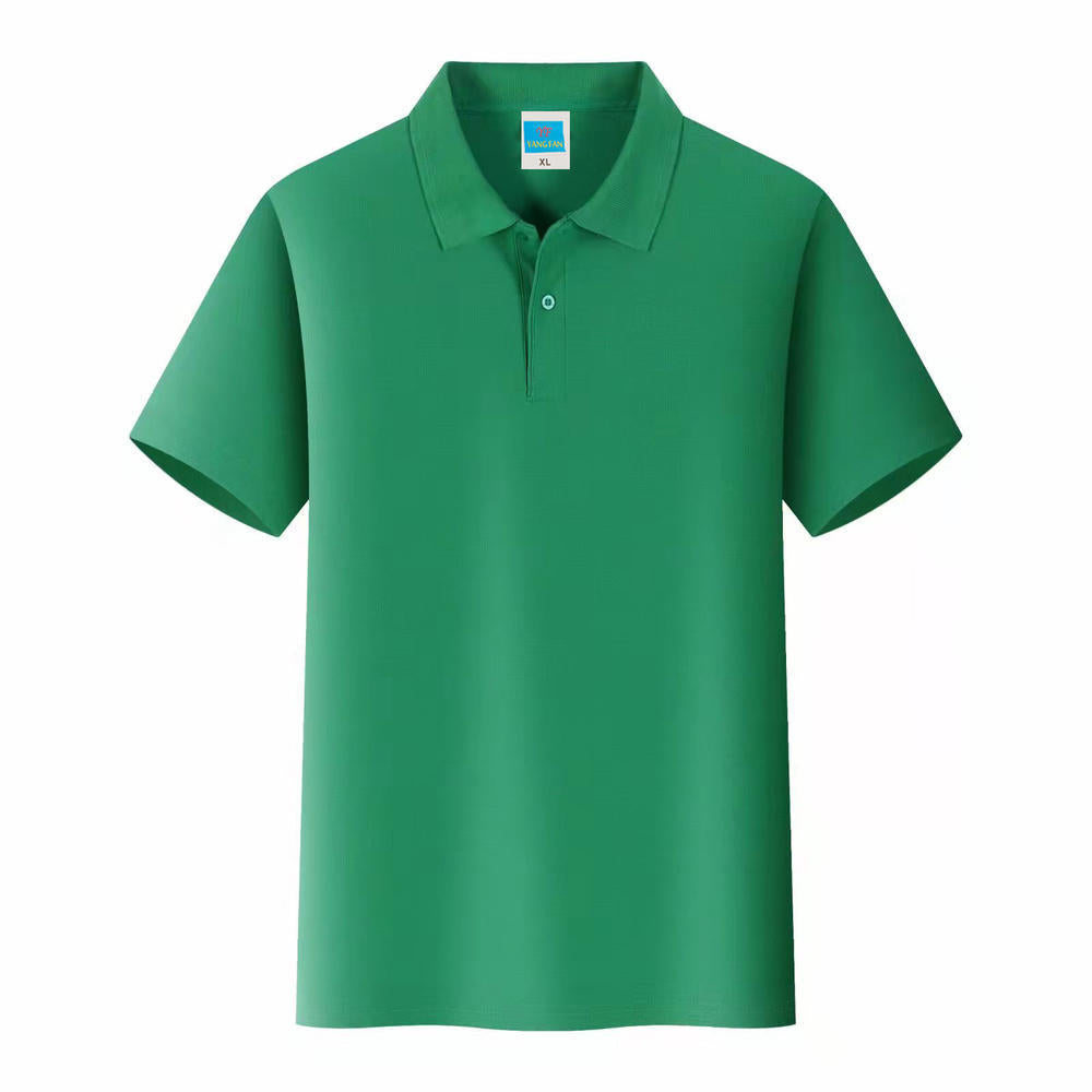 Men's Solid Color Polo Collar T-shirt Blank Short Sleeve - 𝓢𝓱𝓸𝓹𝓵𝓮𝓬𝔂