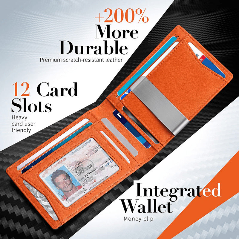 New Men's Ultra-thin Wallet Simple 12 Cards - 𝓢𝓱𝓸𝓹𝓵𝓮𝓬𝔂