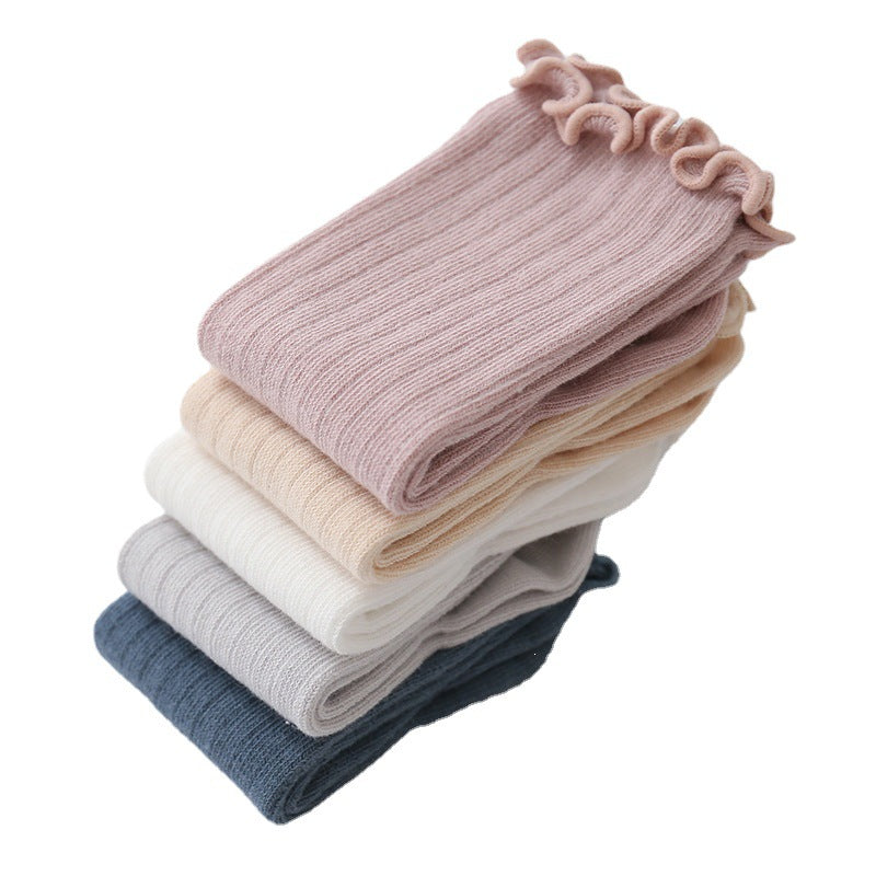 Children's Wooden Ear Over The Knee Mid-calf Length And Knee High Socks - 𝓢𝓱𝓸𝓹𝓵𝓮𝓬𝔂