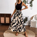 Spring And Summer Fashion Print Stitching Dress - 𝓢𝓱𝓸𝓹𝓵𝓮𝓬𝔂