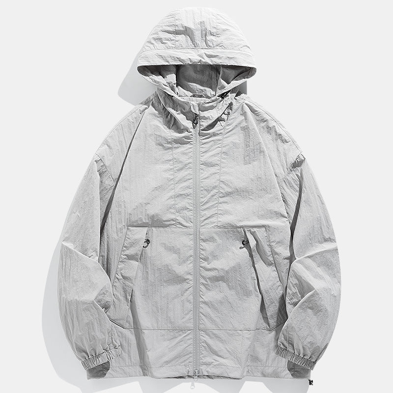 Outdoor Windproof Waterproof Crisp Loose Hoodie Workwear Jacket Coat - 𝓢𝓱𝓸𝓹𝓵𝓮𝓬𝔂