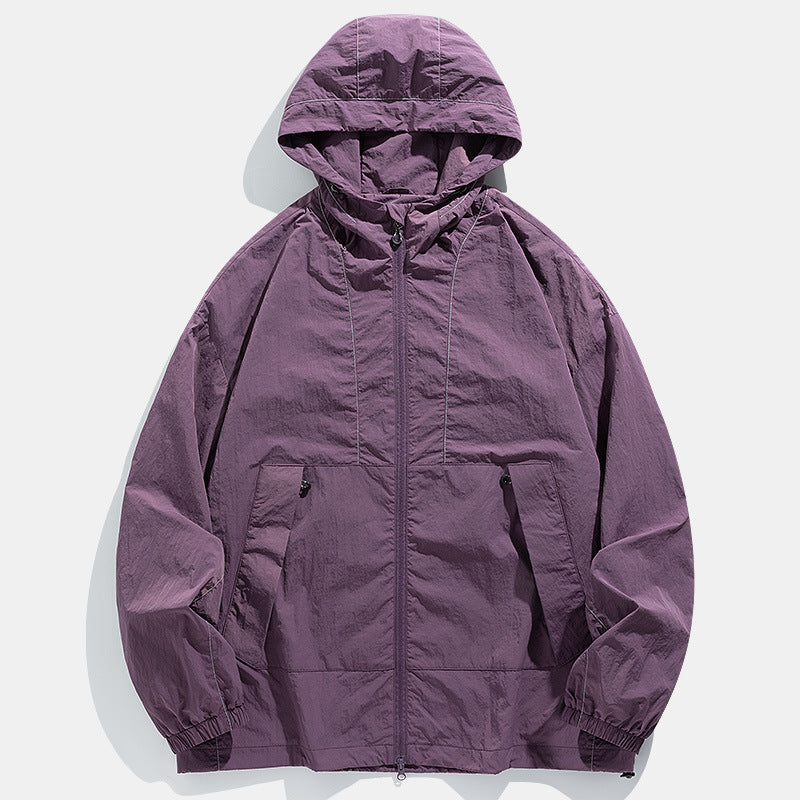 Outdoor Windproof Waterproof Crisp Loose Hoodie Workwear Jacket Coat - 𝓢𝓱𝓸𝓹𝓵𝓮𝓬𝔂