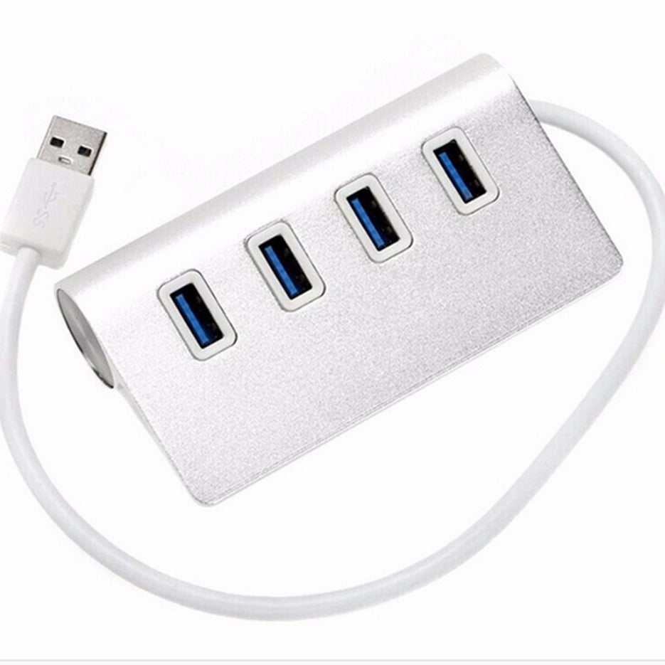 Household Portable Aluminum Alloy Four-port Hub - 𝓢𝓱𝓸𝓹𝓵𝓮𝓬𝔂
