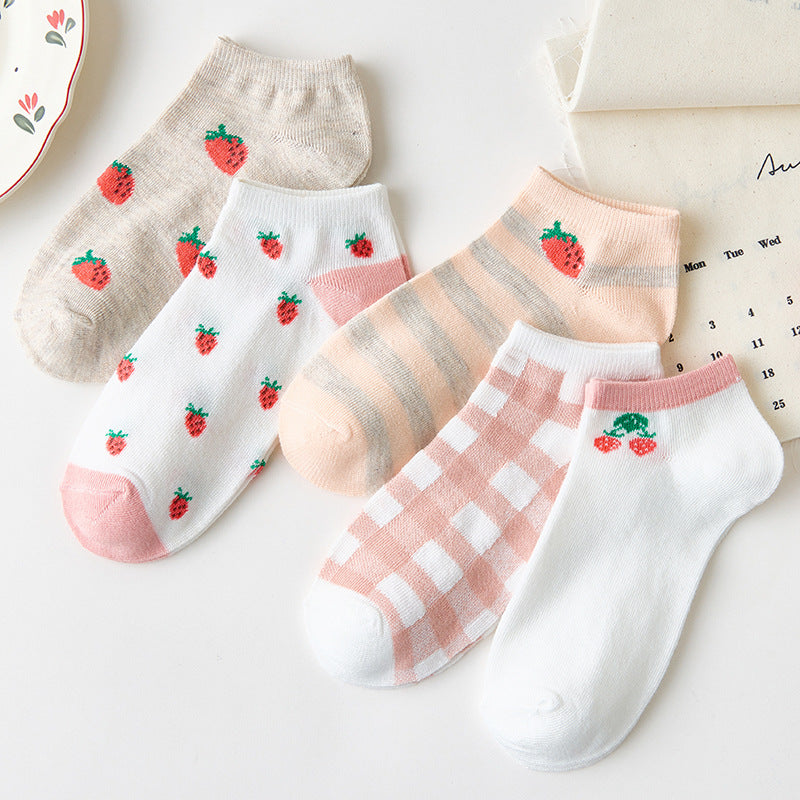 Low-cut Cartoon Cute Brown Bear Socks Japanese Women - 𝓢𝓱𝓸𝓹𝓵𝓮𝓬𝔂