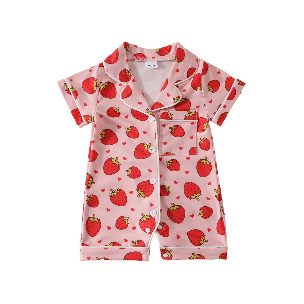 Printed Fashion Personalized Girls' Bow Jumpsuit - 𝓢𝓱𝓸𝓹𝓵𝓮𝓬𝔂