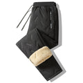 Winter Sweatwear Men Plush Thick Fleece Sweatpant Lambswool Thermal Trousers Casual Pants Waterproof Windproof Warm Cotton Pants - 𝓢𝓱𝓸𝓹𝓵𝓮𝓬𝔂