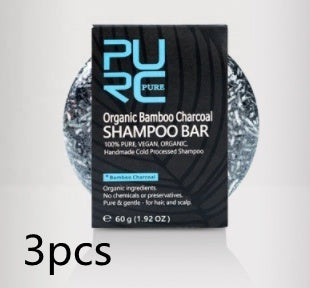 Hand-Extracted Soap Shampoo Bamboo Charcoal Shampoo Soap - 𝓢𝓱𝓸𝓹𝓵𝓮𝓬𝔂