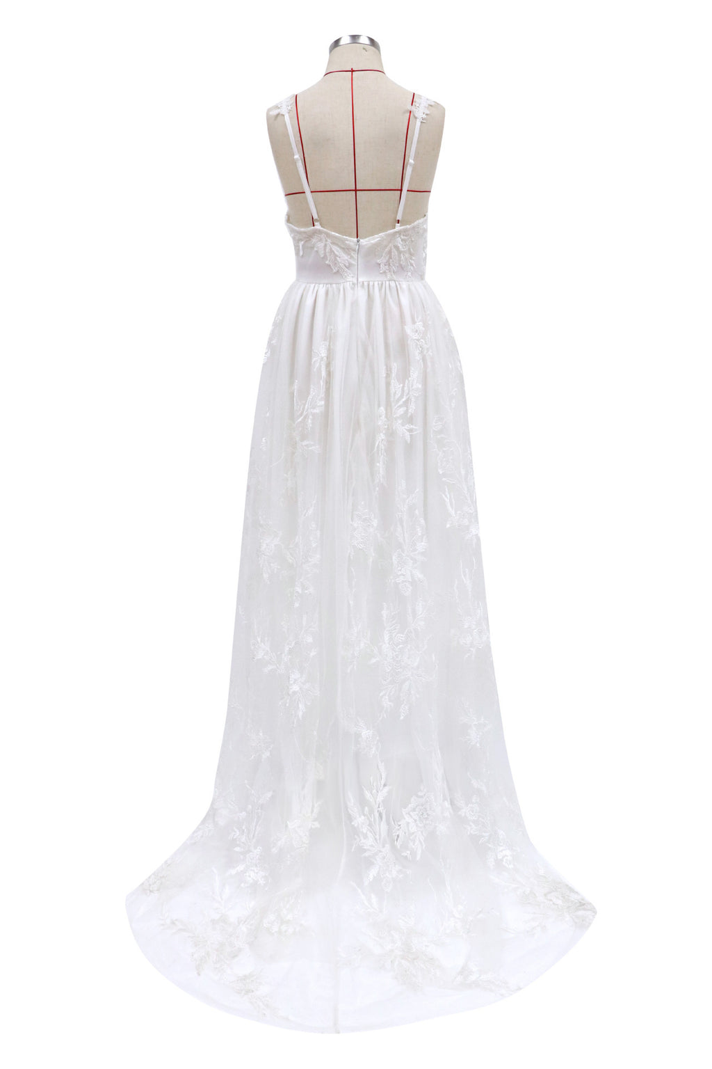 Bride Sexy Suspenders Wedding Evening Dress - 𝓢𝓱𝓸𝓹𝓵𝓮𝓬𝔂