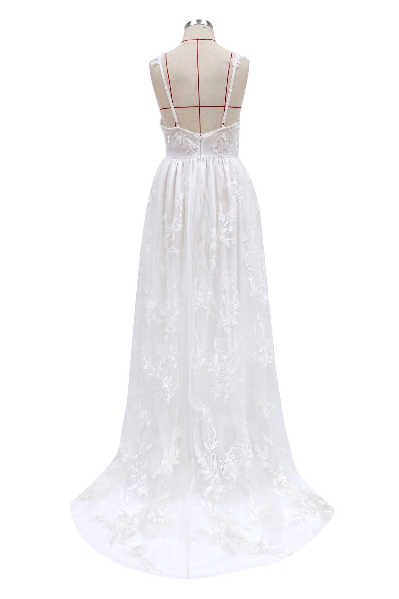 Bride Sexy Suspenders Wedding Evening Dress - 𝓢𝓱𝓸𝓹𝓵𝓮𝓬𝔂