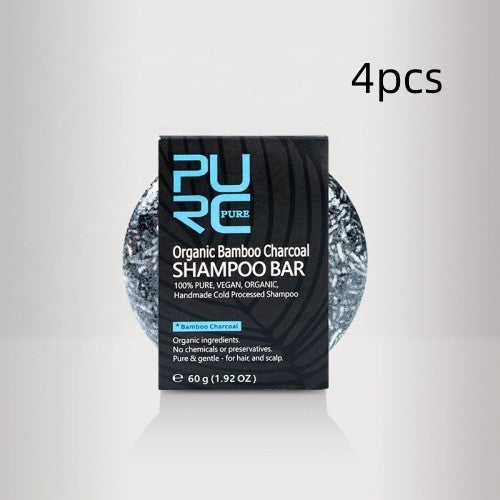 Hand-Extracted Soap Shampoo Bamboo Charcoal Shampoo Soap - 𝓢𝓱𝓸𝓹𝓵𝓮𝓬𝔂