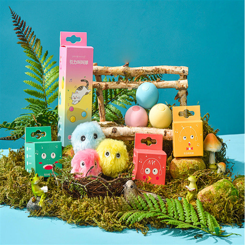 Kitty Calling Ball Toy Light-emitting Cat Teasing Ball Catnip Sound Molar Long Lasting Self-Hi Relieving Stuffy Dog Toy Pet Products - 𝓢𝓱𝓸𝓹𝓵𝓮𝓬𝔂