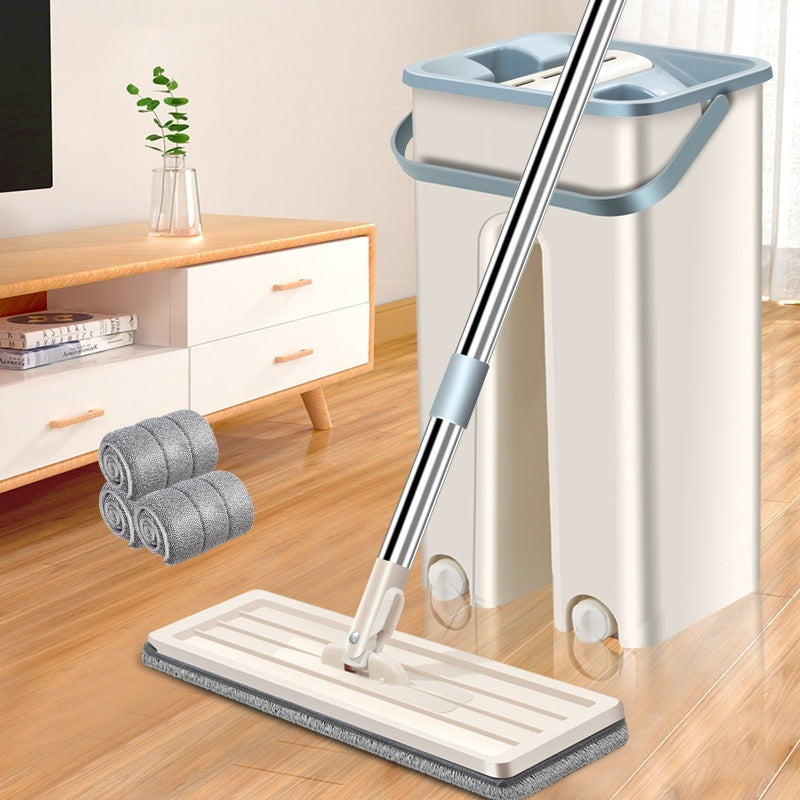 Household Wet And Dry Use Hand-free Flat Mop - 𝓢𝓱𝓸𝓹𝓵𝓮𝓬𝔂