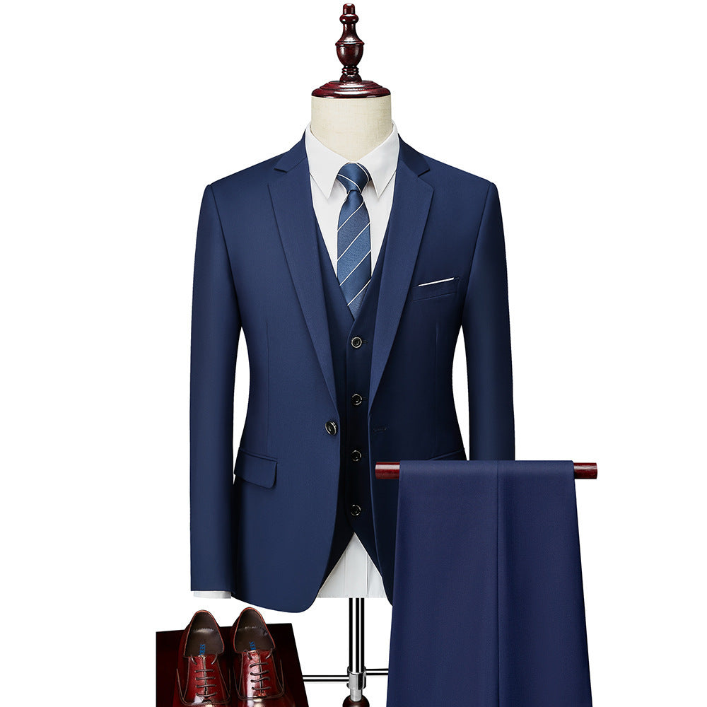 Men's Suit Three-piece Suit Business Wear Formal Wear - 𝓢𝓱𝓸𝓹𝓵𝓮𝓬𝔂