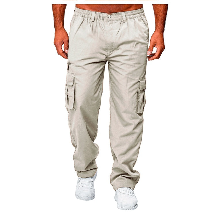 Men's Casual Multi-pocket Loose Straight Cargo Pants - 𝓢𝓱𝓸𝓹𝓵𝓮𝓬𝔂