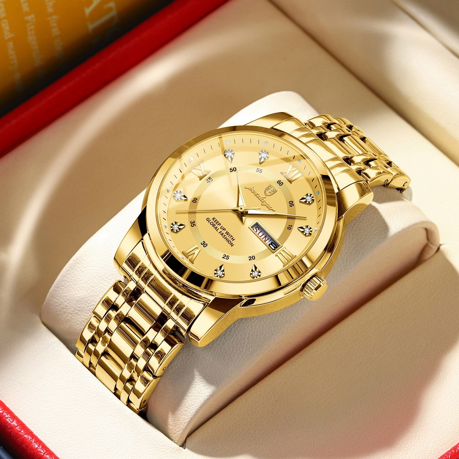 Waterproof Men's Double Calendar Luminous Quartz Watch - 𝓢𝓱𝓸𝓹𝓵𝓮𝓬𝔂