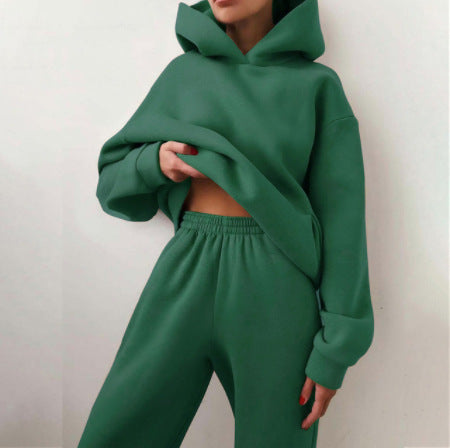 Women's Casual Hooded Sweater Two-piece Suit Clothes Hoodie Tracksuit - 𝓢𝓱𝓸𝓹𝓵𝓮𝓬𝔂