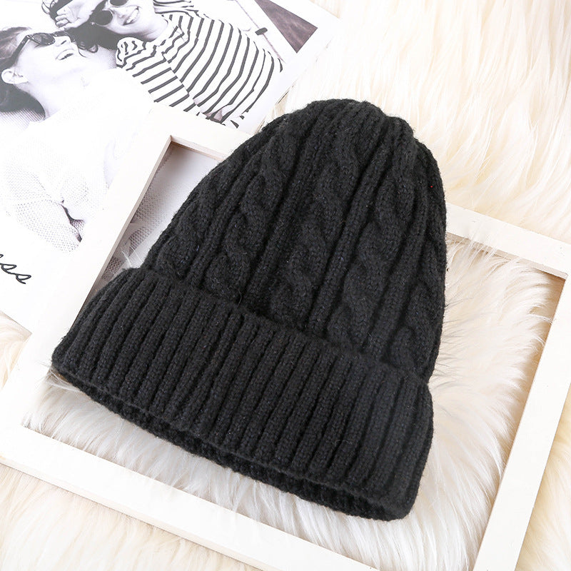 Winter Mohair Women Fleece Knitted Beanie - 𝓢𝓱𝓸𝓹𝓵𝓮𝓬𝔂