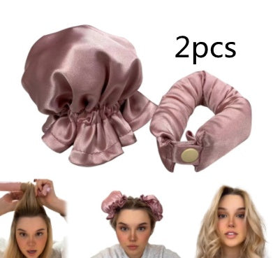 New Heatless Curl Stick With Cloth Cover Cute Ball Head Hair Curler Headband Hair Rollers Wave Form Curling Rod Hair Style Tools Gadgets - 𝓢𝓱𝓸𝓹𝓵𝓮𝓬𝔂