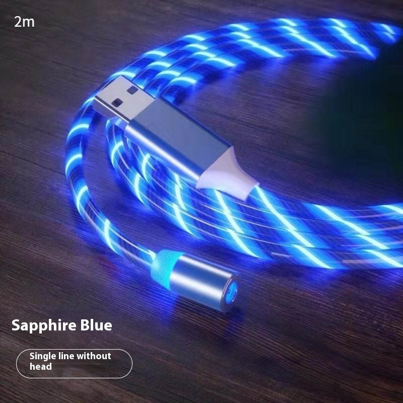 Magnetic Charging Cable Streamer Fast Charging Cable Lighting Micro USB Cable LED Magnet Charger Type-C Cable - 𝓢𝓱𝓸𝓹𝓵𝓮𝓬𝔂