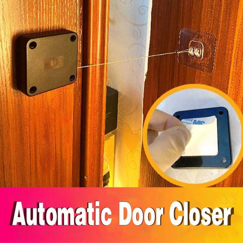 Automatic Door Closer Punch-Free Soft Close Door Closers For Sliding Door Glass Door 500g-1000g Tension Closing Device - 𝓢𝓱𝓸𝓹𝓵𝓮𝓬𝔂