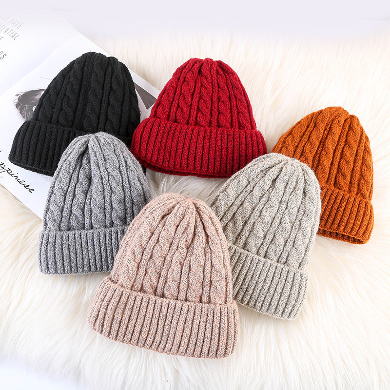 Winter Mohair Women Fleece Knitted Beanie - 𝓢𝓱𝓸𝓹𝓵𝓮𝓬𝔂