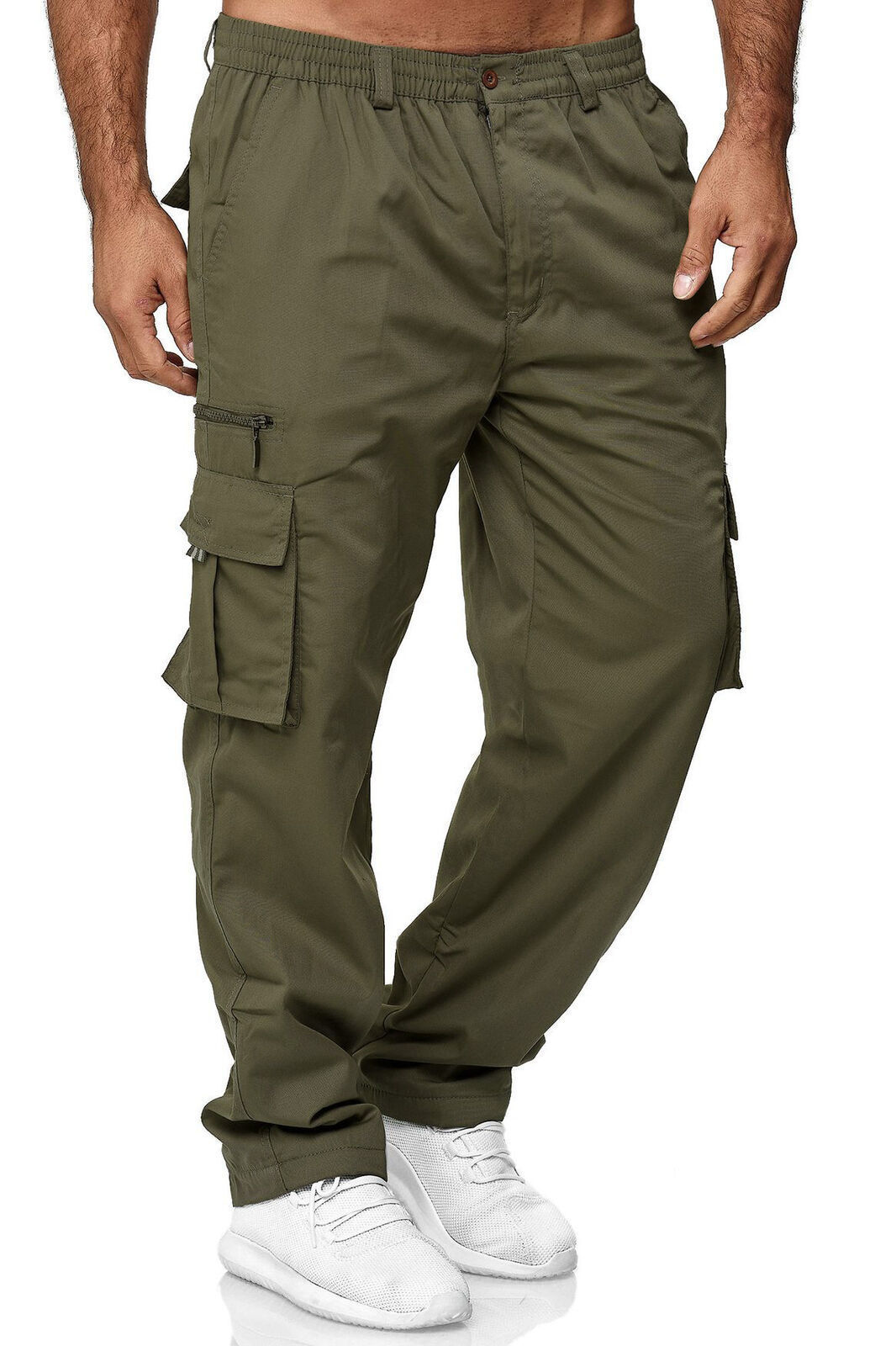 Men's Casual Multi-pocket Loose Straight Cargo Pants - 𝓢𝓱𝓸𝓹𝓵𝓮𝓬𝔂