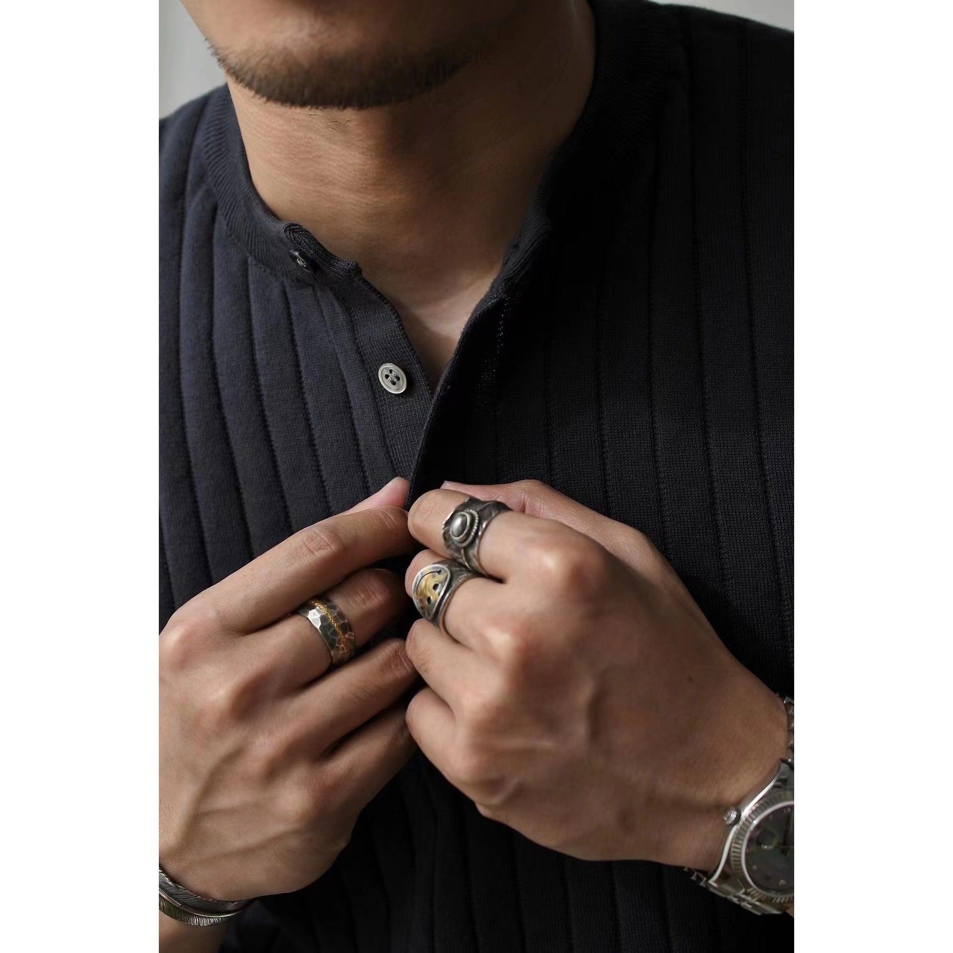 Men's Short Sleeve Casual Bottoming Shirt - 𝓢𝓱𝓸𝓹𝓵𝓮𝓬𝔂