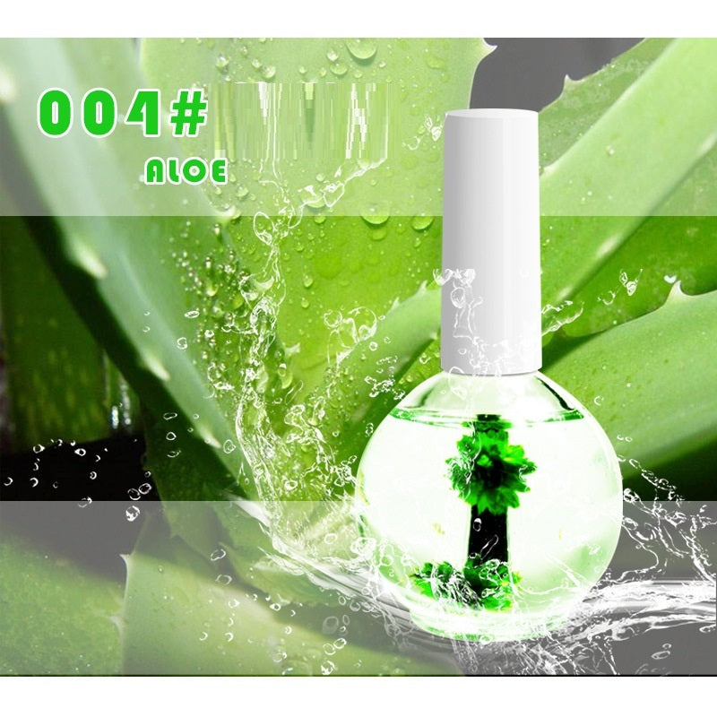 Nail Beauty Dried Flowers Nutrition Nail Treatment Oil Anti-agnail Nail Edge Moisturizing Nail Base Coat Natural Dried Flower Nutrient Solution - 𝓢𝓱𝓸𝓹𝓵𝓮𝓬𝔂