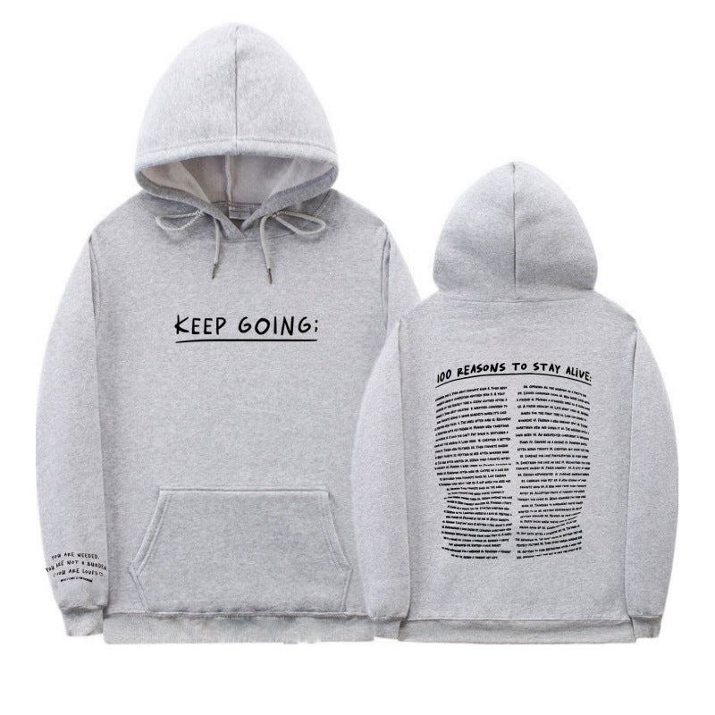 Letter Printing Long-sleeved Drawstring Hooded Sweatshirt With Pockets Fashion Sports Hoodie Womens Clothing - 𝓢𝓱𝓸𝓹𝓵𝓮𝓬𝔂