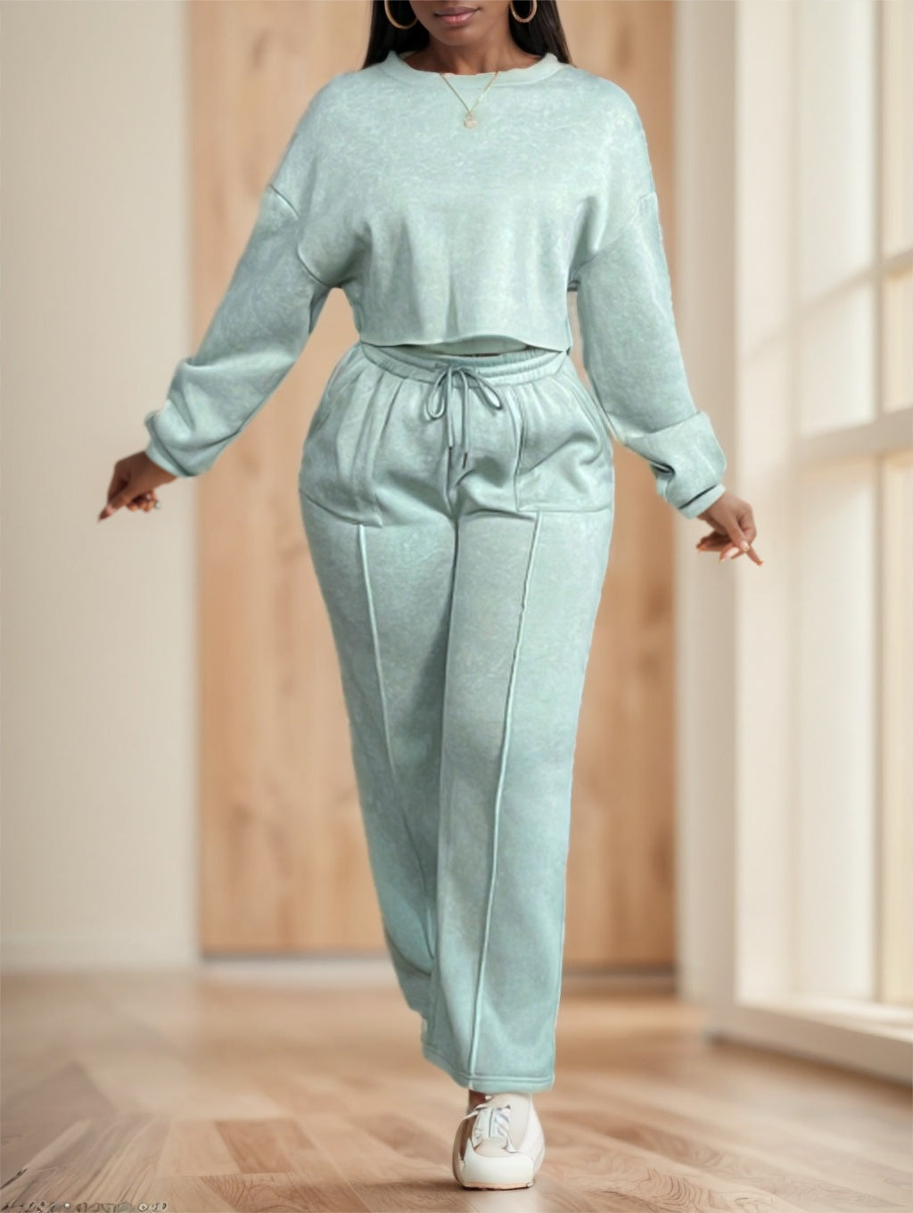 Women 2 Pieces Casual Street Style Loose Fit Sports Outfit - 𝓢𝓱𝓸𝓹𝓵𝓮𝓬𝔂