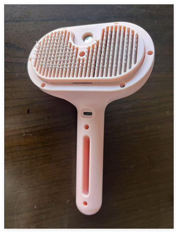 Pet Comb Self Cleaning Pets Hair Remover Brush For Dogs Grooming Tools Dematting Comb Built-in Mist Humidifier Pet Products - 𝓢𝓱𝓸𝓹𝓵𝓮𝓬𝔂