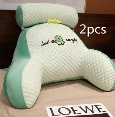 Sofa Fluffy Cushion Luncheon Pillow Triangle Reading Cushion Bedside Soft Large Backrest Lumbar Cushion Office Chair Cushion - 𝓢𝓱𝓸𝓹𝓵𝓮𝓬𝔂