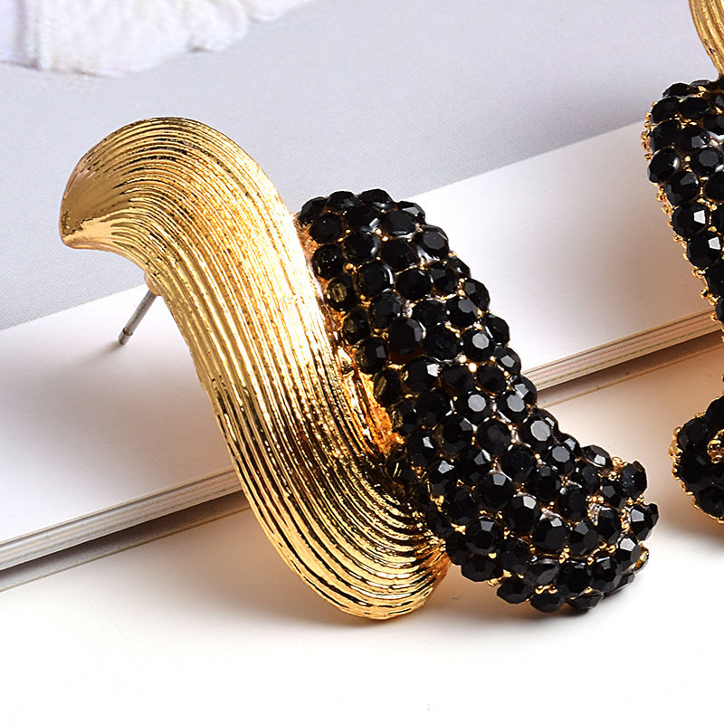 European And American Style Trendy Earrings Diamond - 𝓢𝓱𝓸𝓹𝓵𝓮𝓬𝔂