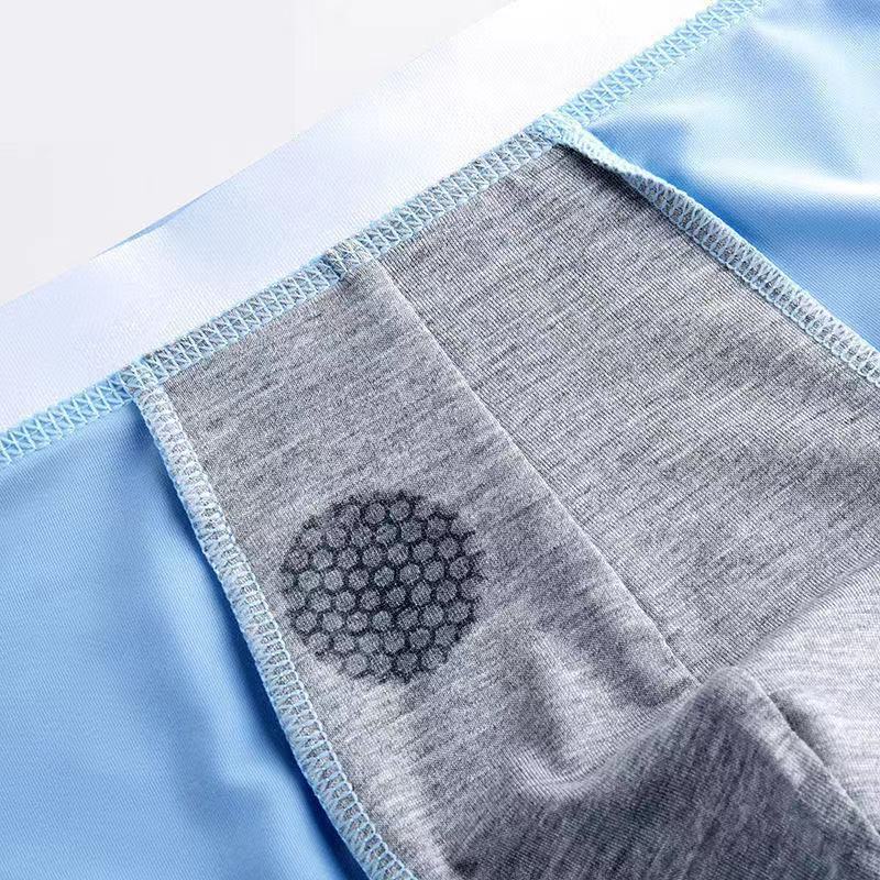 Men's 4-pack Boxer Ice Silk Underwear - 𝓢𝓱𝓸𝓹𝓵𝓮𝓬𝔂