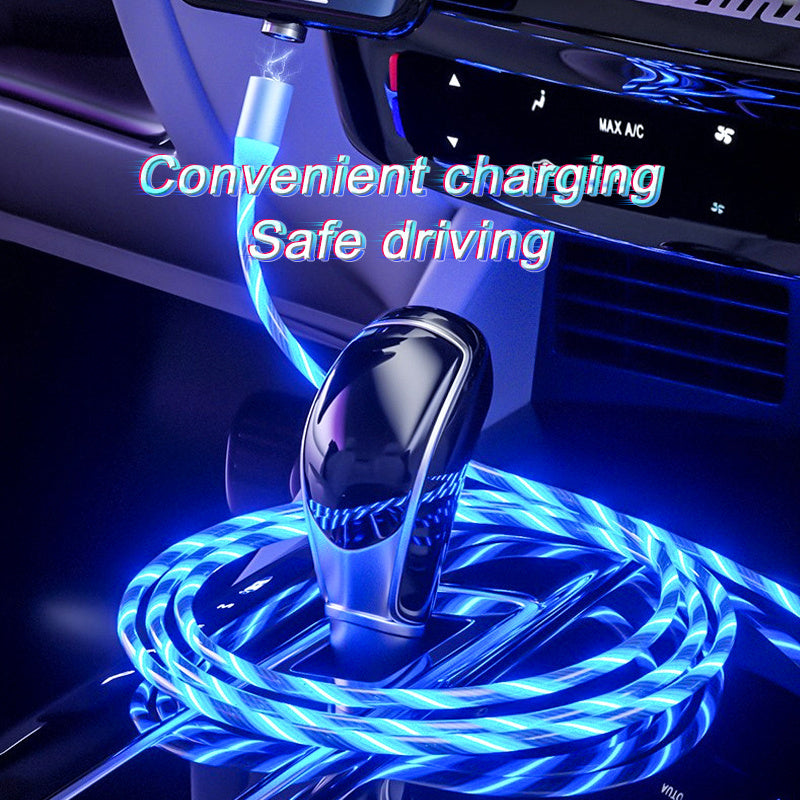 Magnetic Charging Cable Streamer Fast Charging Cable Lighting Micro USB Cable LED Magnet Charger Type-C Cable - 𝓢𝓱𝓸𝓹𝓵𝓮𝓬𝔂