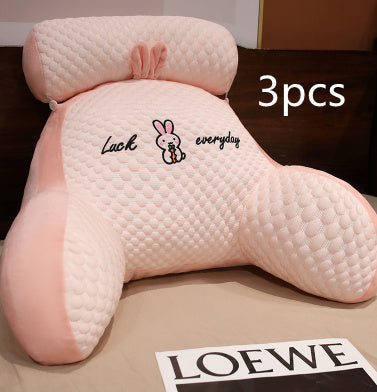 Sofa Fluffy Cushion Luncheon Pillow Triangle Reading Cushion Bedside Soft Large Backrest Lumbar Cushion Office Chair Cushion - 𝓢𝓱𝓸𝓹𝓵𝓮𝓬𝔂