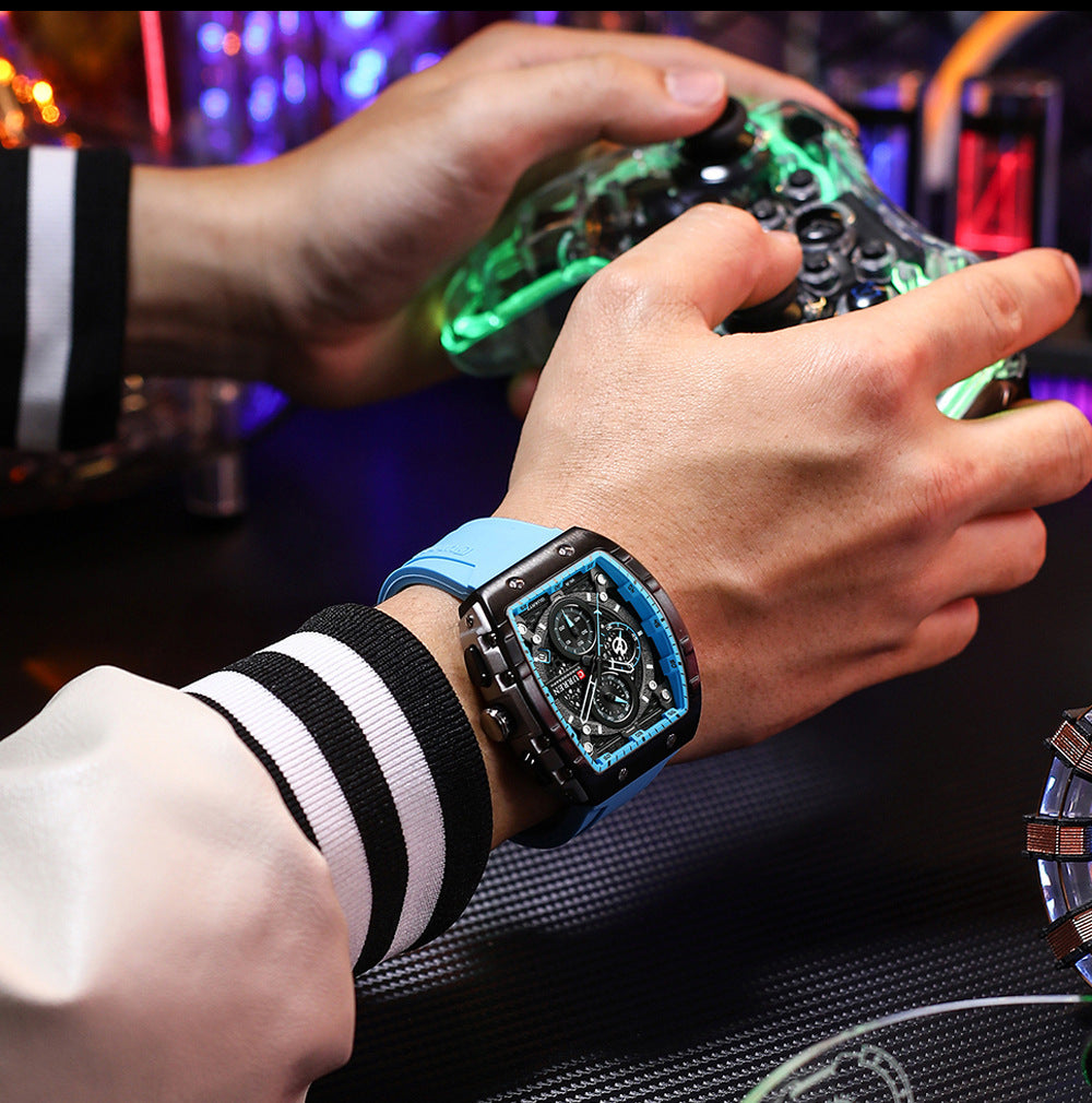 Men's Six-pin Quartz Tape Men's Watch - 𝓢𝓱𝓸𝓹𝓵𝓮𝓬𝔂