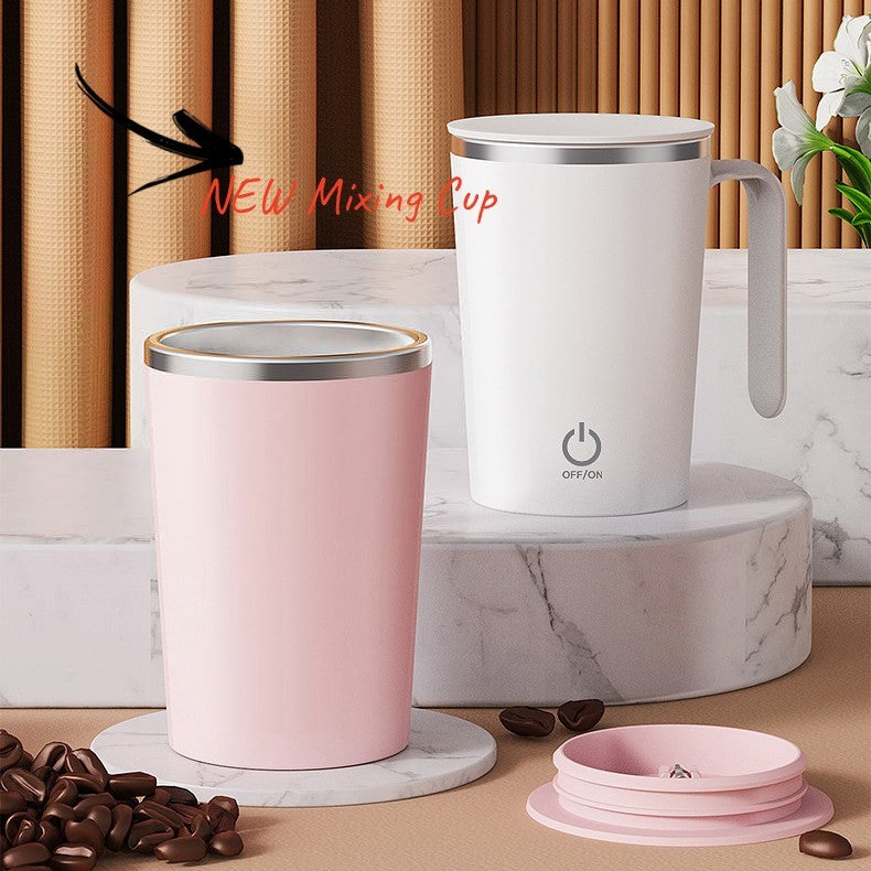 Kitchen Electric Mixing Cup Stirring Coffee Cup Automatic Mixing Mugs Cup Lazy Rotating Magnetic Water Cup - 𝓢𝓱𝓸𝓹𝓵𝓮𝓬𝔂