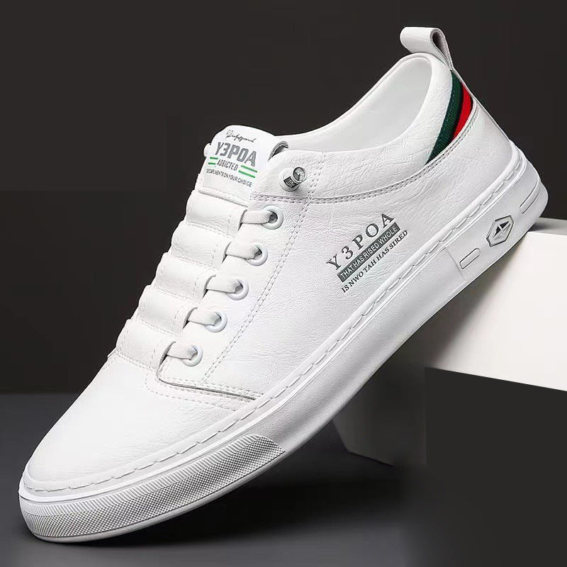 Breathable Soft Bottom White Shoes Casual All-matching Lace-up Men's Sneakers - 𝓢𝓱𝓸𝓹𝓵𝓮𝓬𝔂