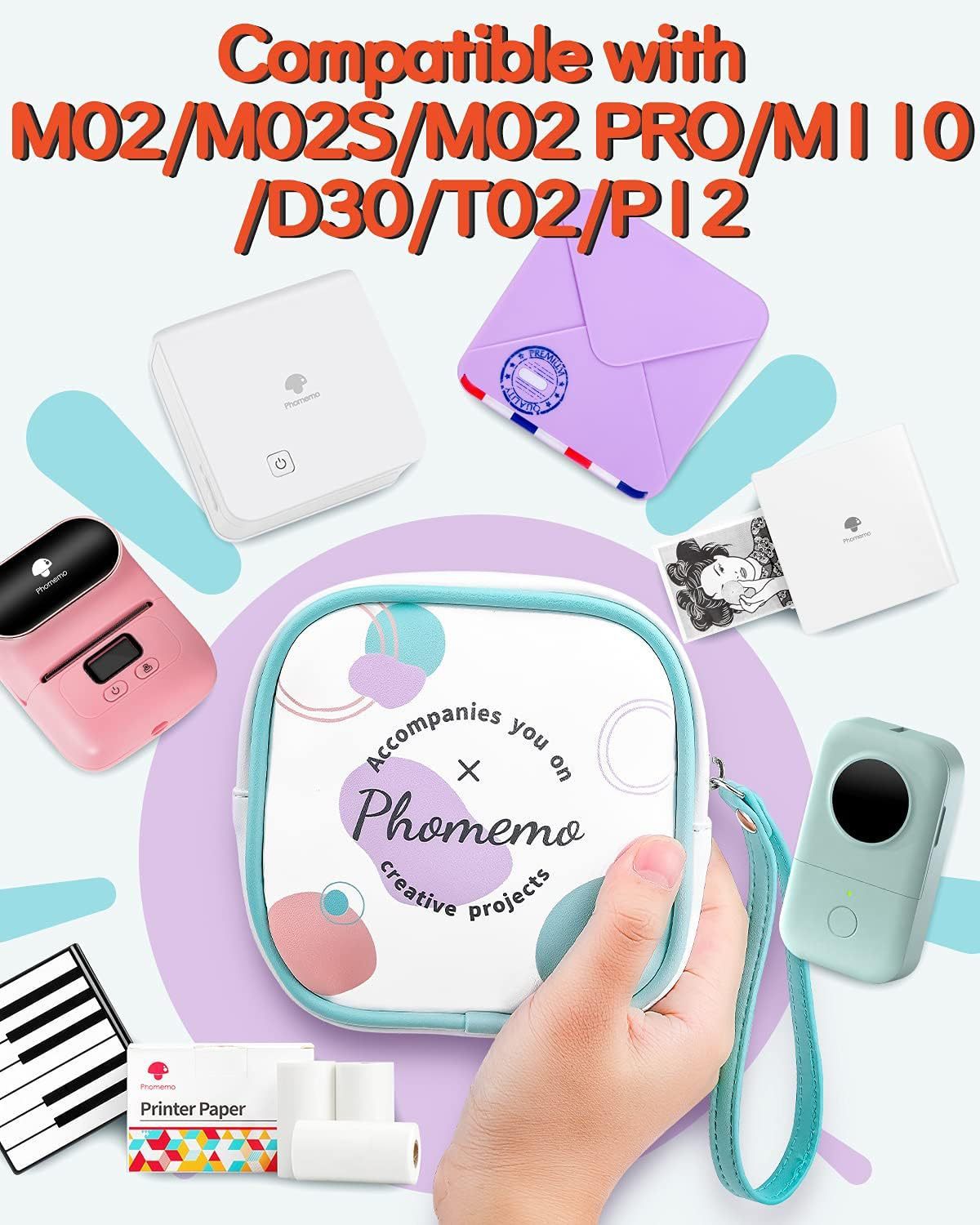 Mini Photo Portable Printer Silicone Case - 𝓢𝓱𝓸𝓹𝓵𝓮𝓬𝔂