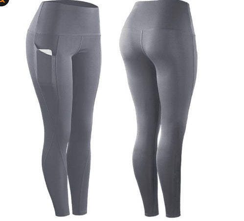 Women Compression Skinny Fitness Leggings Women Stretch Sportswear Casual Leggings Pants with Pocket - 𝓢𝓱𝓸𝓹𝓵𝓮𝓬𝔂