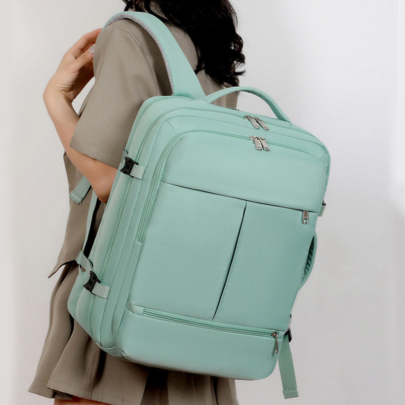 Large Capacity Backpack For Women Men Multiple Pockets And Zippers Versatile Computer Bags Business Travel Backpack - 𝓢𝓱𝓸𝓹𝓵𝓮𝓬𝔂