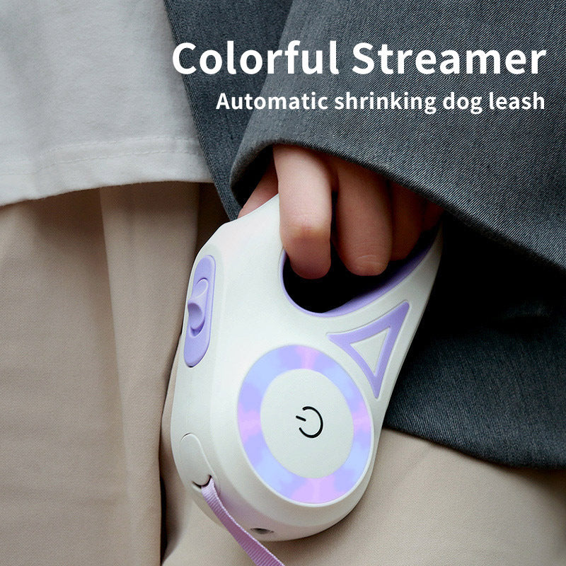 Dog Leash Retractable Leash And Dog Collar Spotlight Automatic Pet Dog Cat Traction Rope For Small Medium Dogs Pet Product - 𝓢𝓱𝓸𝓹𝓵𝓮𝓬𝔂