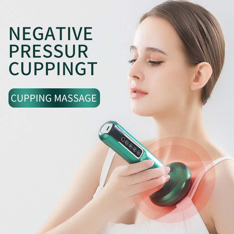 Electric Vacuum Cupping Massager For Body Anti-Cellulite Suction Cup Gua Sha Massage Body Cups Guasha Fat Burning Slimming Jars - 𝓢𝓱𝓸𝓹𝓵𝓮𝓬𝔂
