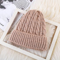 Winter Mohair Women Fleece Knitted Beanie - 𝓢𝓱𝓸𝓹𝓵𝓮𝓬𝔂